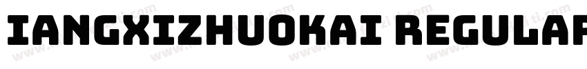 iangxizhuokai Regular字体转换